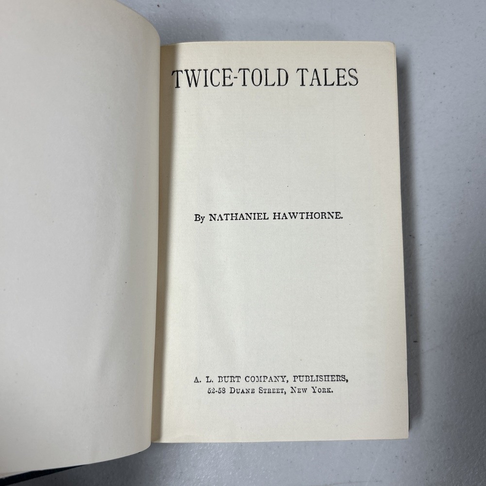 Twice-Told Tales by Nathaniel Hawthorne VtG Hc